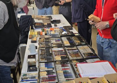 Penshow Stiftebörse Franken Nürnberg Bayern Deutschland Flohmarkt Schreibgeräte