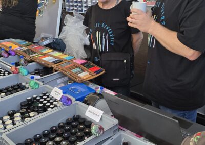 Penshow Stiftebörse Franken Nürnberg Bayern Deutschland Flohmarkt Schreibgeräte