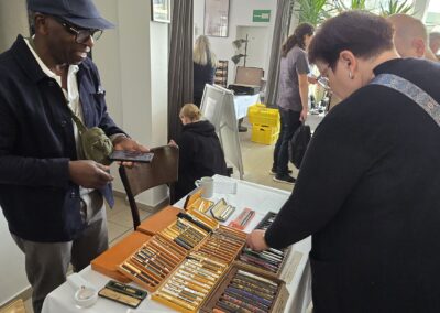 Penshow Stiftebörse Franken Nürnberg Bayern Deutschland Flohmarkt Schreibgeräte
