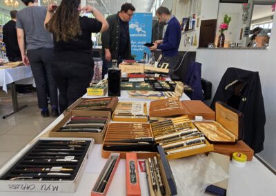 Penshow Stiftebörse Franken Nürnberg Bayern Deutschland Flohmarkt Schreibgeräte